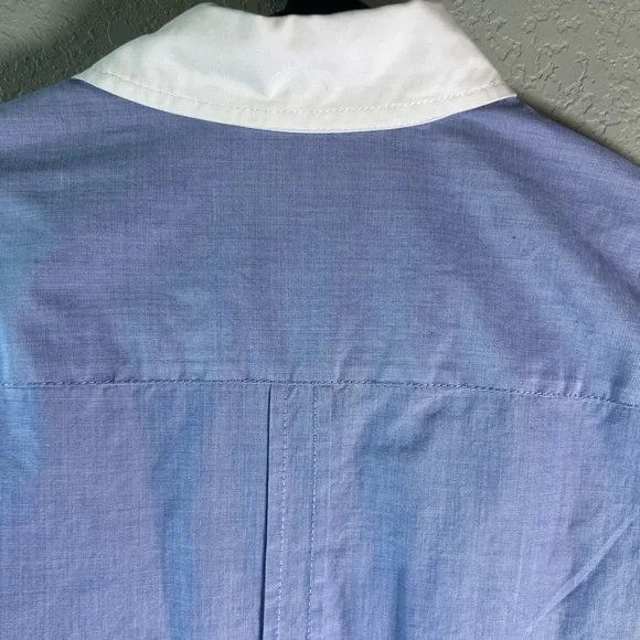 J. Crew Women’s Chambray Business Casual Dress Size 2 Blue & White Classy - Picture 4 of 8